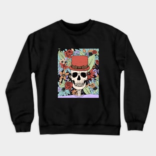 Alternative Clothing - Skull Floral Crewneck Sweatshirt